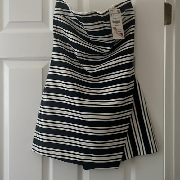 Zara striped skort romper - Picture 2 of 4